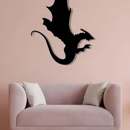 ARTROOMS Black Dragon Metal Wall Hanging-picture-18