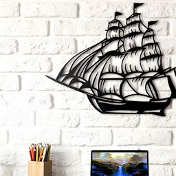 Gojeeva Black 1 Piece Wood Wall Paintings-picture-48