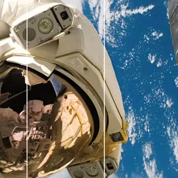 Inephos White And Brown Printed Canvas Wall Art-image-55