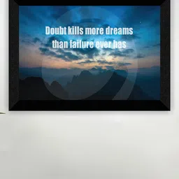 SAF Black & Blue Motivational Wall Painting-picture-13