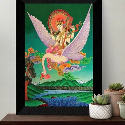 SAF Green & Black Painting Wall Art-picture-23