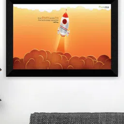 SAF Orange Motivational Quotes Printed Wall Art-picture-41