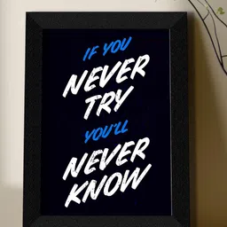 SAF Black & White Motivational Quotes Framed Wall Art-picture-39