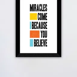 SAF White & Black Motivational Quotes Printed Wall Art-picture-25