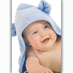 PnF White & Nude-Coloured Baby Printed Paper Wall Sticker-image-95