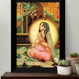 SAF Green & Pink Traditional Painting Wall Art-picture-19