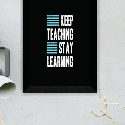 SAF Black Motivational Quotes Painting Framed Wall Art-picture-33