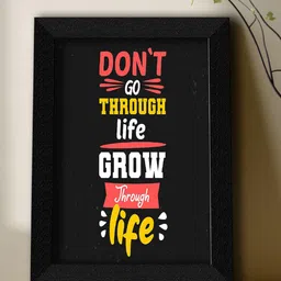 SAF Black & White Motivational Quotes Painting Wall Art-picture-26