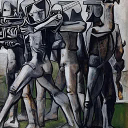 Adventures India Grey & Black Canvas Wall Painting image 1