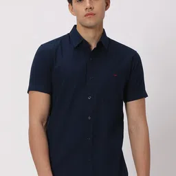 Mufti Slim Fit Spread Collar Casual Shirt-picture-26