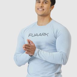 FUAARK Men Moisture Wicking Brand Logo Printed Round Neck Cotton Compression T-shirt-picture-37