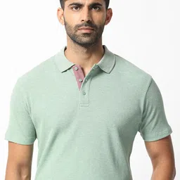 RARE RABBIT Men Mello Polo Collar Slim Fit Cotton T-Shirt-picture-33