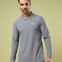 Technosport Men Polo Collar UPF50 Slim Fit T-shirt image 1