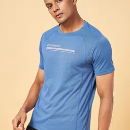 Ajile by Pantaloons Round Neck Raglan Sleeves Slim Fit Sports T-shirt-picture-31