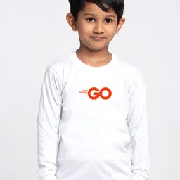 Friskers Boys White Printed High Neck Applique Slim Fit T-shirt-picture-47