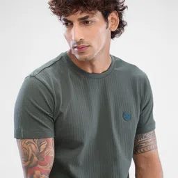 SPYKAR Men Solid Slim Fit T-shirt-picture-42