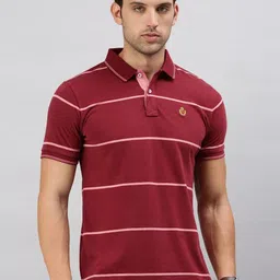 Classic Polo Men Striped Polo Collar Cotton Slim Fit T-shirt-picture-28