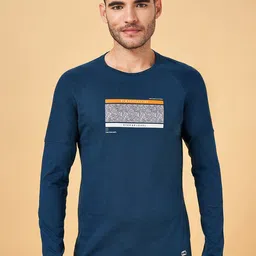 Ajile by Pantaloons Graphic Printed Slim Fit Cotton T-shirt-image-43