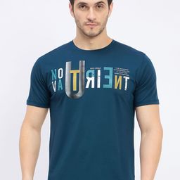 Duke Men Typography Printed Slim Fit T-shirt-picture-24