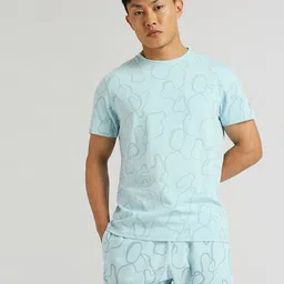 Pepe Jeans Abstract Printed Slim Fit Cotton T-shirt-picture-42