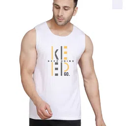 SLOWLORIS Men Typography 2 Printed Pockets Slim Fit T-shirt image 1