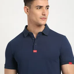 THE BEAR HOUSE Polo Collar Short Sleeves Slim Fit T-shirt-picture-20