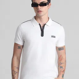 Jack & Jones Polo Collar Cotton Slim Fit T-shirt image 1