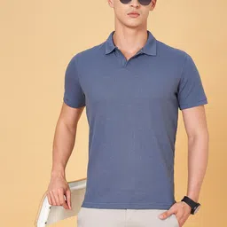 BYFORD by Pantaloons Men Polo Collar  Slim Fit T-shirt image 1