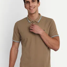 REPRISE Polo Collar Pure Cotton Slim Fit T-shirt-picture-36