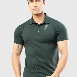 FUAARK Polo Collar Short Sleeves Moisture Wicking Slim Fit T-shirt-picture-36