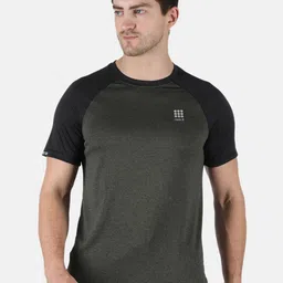 rock.it rock it Men Olive Green Applique Slim Fit T-shirt-picture-27