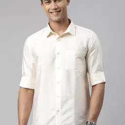 TATTVA Men White Slim Fit Casual Shirt-picture-22