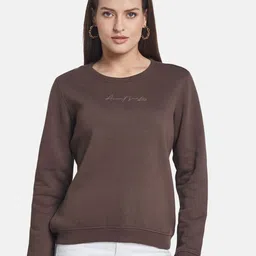 METTLE Women Round Neck Long Sleeves Sweatshirt-picture-39