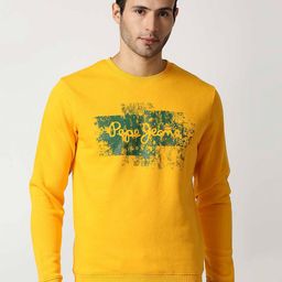 Pepe Jeans Men Yellow Printed Sweatshirt-picture-39