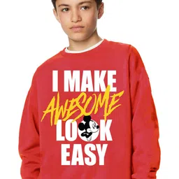 KINSEY Boys Mickey Mouse Printed Fleece Sweatshirt-picture-49