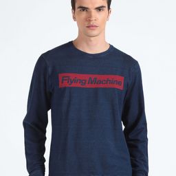 Flying Machine Typography Printed Pullover Sweatshirt-picture-15