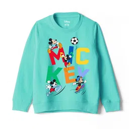 Wear Your Mind Boys Printed Mickey Mouse Pure Cotton Sweatshirt-image-95