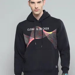 Cloak & Decker Men Cotton Printed Hooded Sweatshirt-picture-26