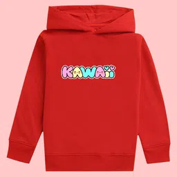 NUSYL Girls Kawaii Printed Hooded Fleece Sweatshirt-picture-34