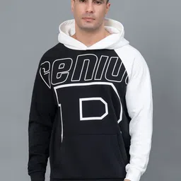 Red Tape Typography Printed Hooded Pullover Sweatshirt-picture-21