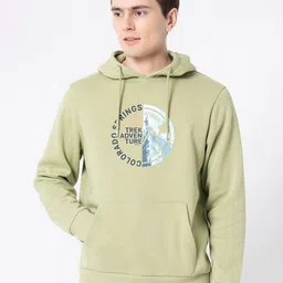 Red Tape Typography Printed Hooded Pullover-picture-24