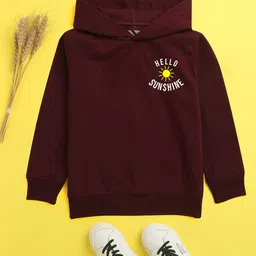 NUSYL Unisex Kids Printed Hooded Sweatshirt-image-62