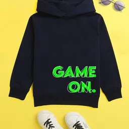 NUSYL Unisex KidsPrinted Hooded Sweatshirt-picture-33