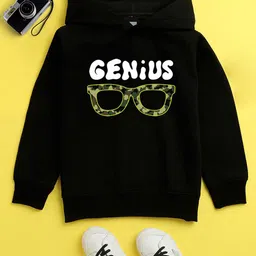 NUSYL Unisex Kids  Printed Hooded Sweatshirt-image-42