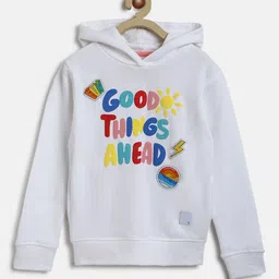 TALES & STORIES Girls Printed Hooded Pullover Sweatshirt-picture-33
