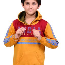 BAESD Boys Typography Printed Hooded Cotton Sweatshirt-picture-6