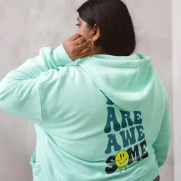 FFLIRTYGO Women Plus Size Printed Hooded Sweatshirt-image-91