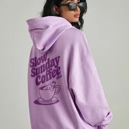 FFLIRTYGO Women Printed Hooded Sweatshirt-picture-10