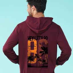 NUSYL California Vibe Typography Printed Hooded Fleece Pullover-picture-27