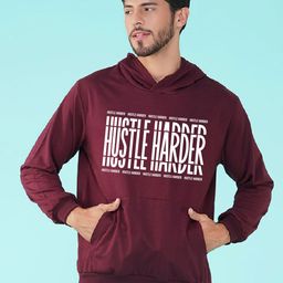 NUSYL Typography Printed Hooded Pullover-picture-9